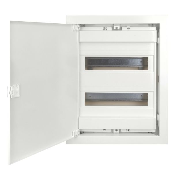 Flush-mounting enclosure 2-rows, IP40, for partition wall image 2