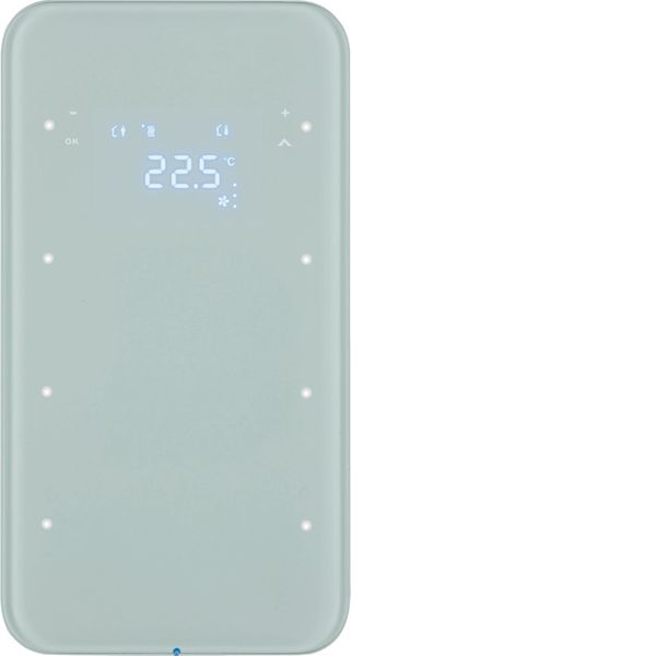 Touch sensor 3g thermostat, display, intg bus coupl. , KNX-R.1, glass  image 1