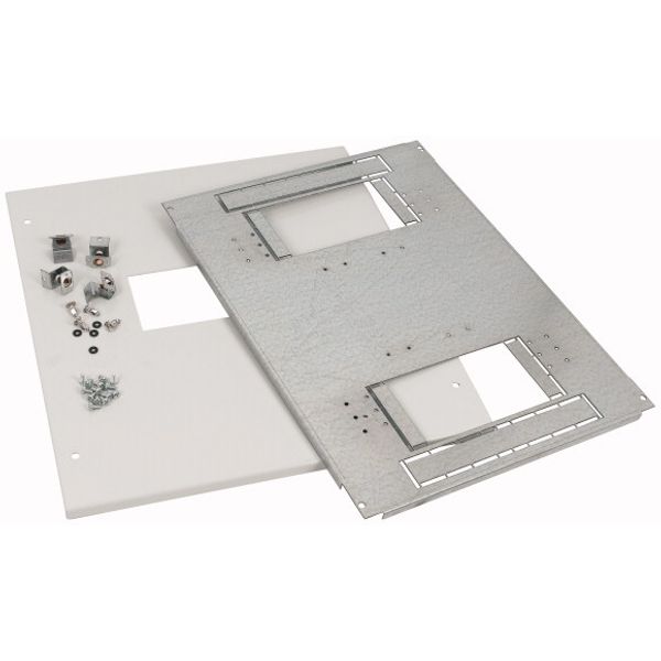 Mounting kit, NZM4, 1600A, 3p, fixed version/withdrawable unit, W=425mm, grey image 1