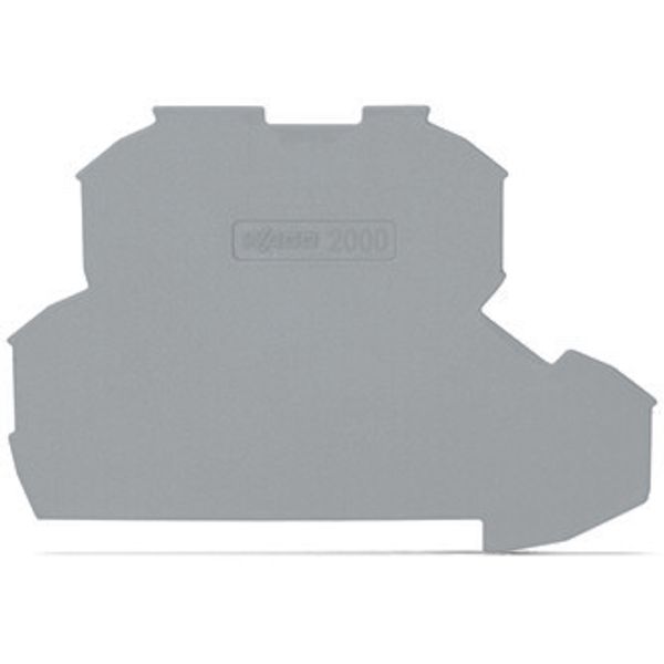 End plate 0.7 mm thick gray image 1