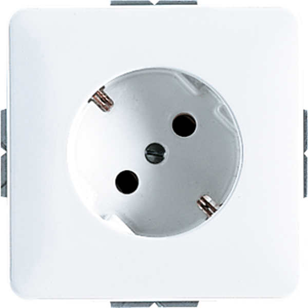 Schuko-socket 45° CD520-45NWW image 1