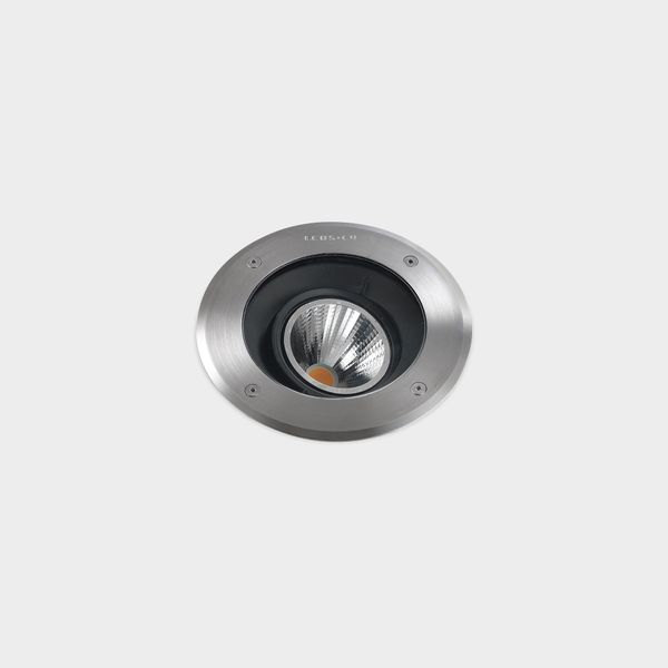 Recessed uplighting IP65-IP67 Gea Technopolymer ø125mm LED 6W LED warm-white 3000K ON-OFF AISI 316 stainless steel 568lm image 1