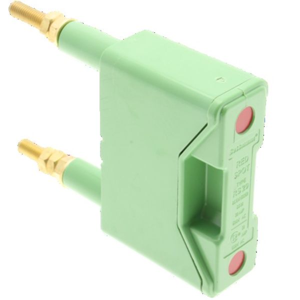 Fuse-holder, LV, 20 A, AC 690 V, BS88/A1, 1P, BS, back stud connected, green image 4