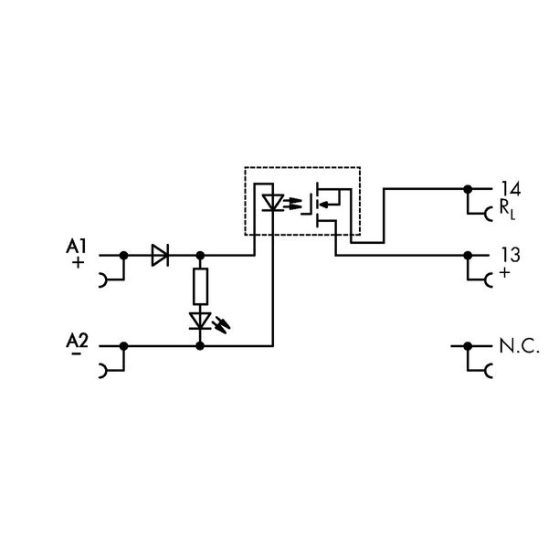 Solid-state relay module Nominal input voltage: 24 VDC Output voltage image 6