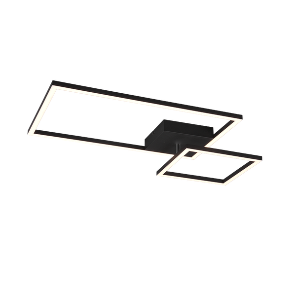 Padella LED ceiling lamp matt black image 1