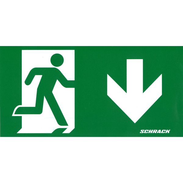 Adhesive pictogram, arrow down, viewing distance: 20m image 1