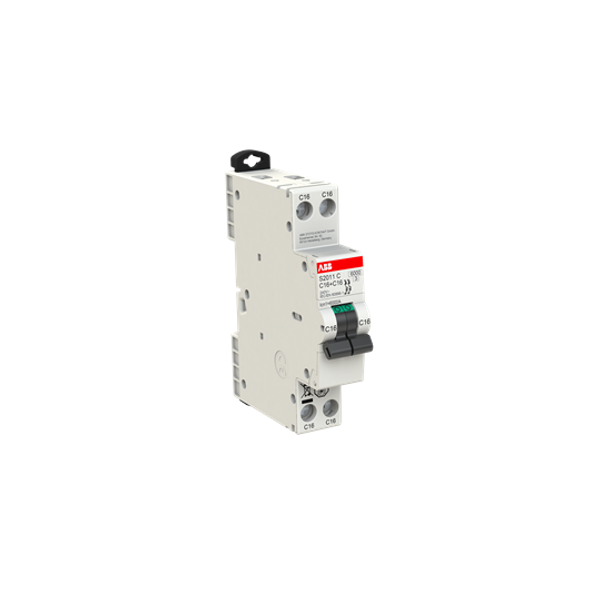 S2011C-C1 Miniature circuit breaker - 2P - C - 1 A image 1
