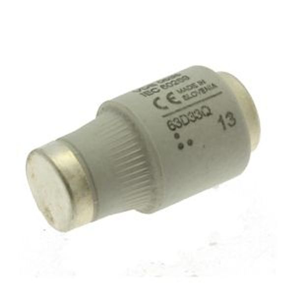 Fuse-link, low voltage, 63 A, AC 500 V, D3, 27 x 16 mm, gR, IEC, fast-acting image 5