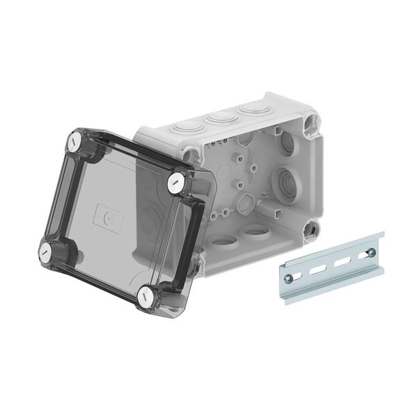 T 100 HD TR Junction box with high transparent cover 150x116x83 image 1