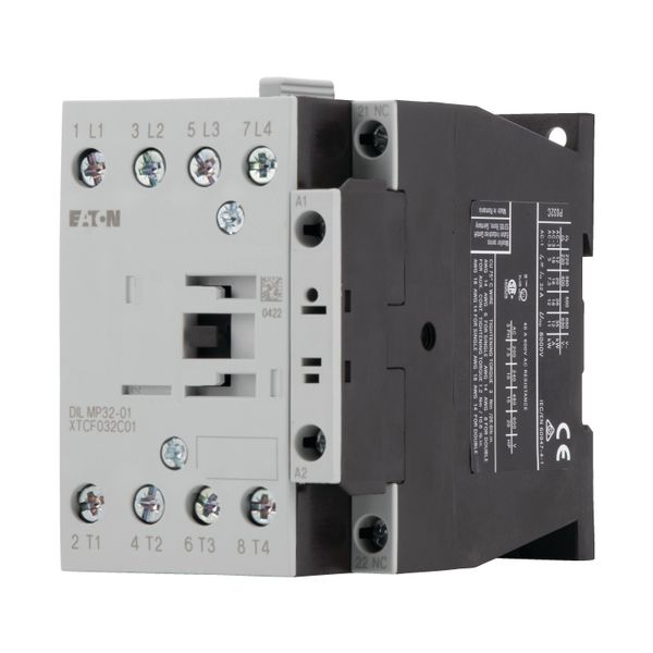 Contactor, 4 pole, 32 A, 1 NC, 230 V 50 Hz, 240 V 60 Hz, AC operation image 3