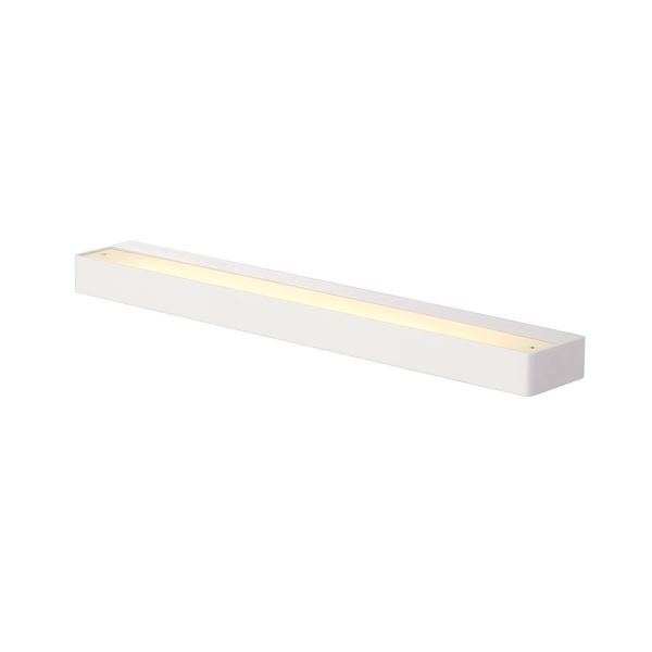 SEDO 21 LED wall light, square matt white, frosted glass image 1