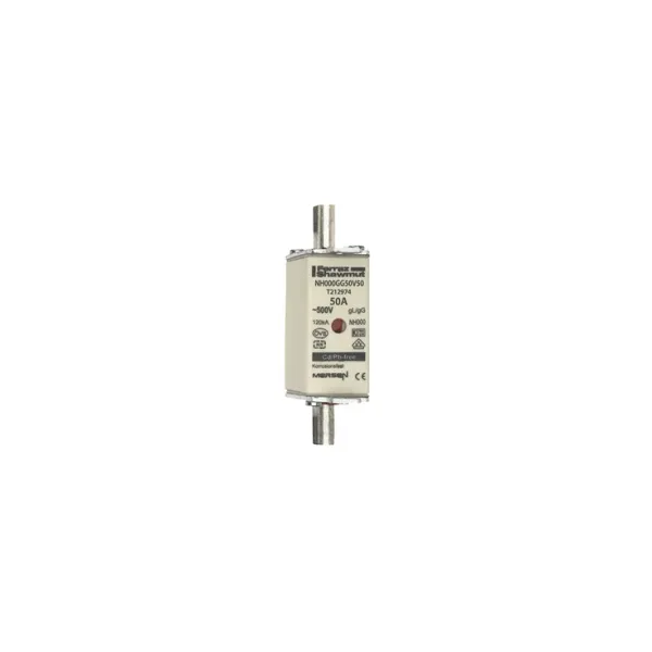 Fuse-link NH000 gG 500VAC 50A live tags Double indicator By 3 image 2