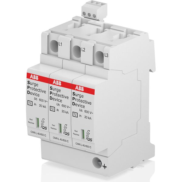 Surge Protective Device Type 2, 3P Cardridge replaceable image 2