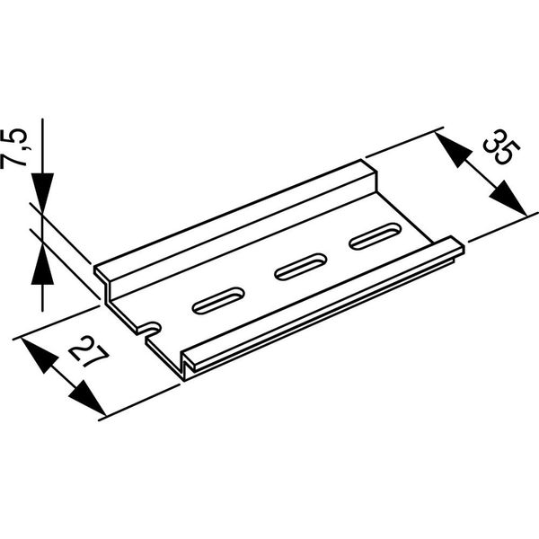 Top-hat rail 35x7.5mm image 3