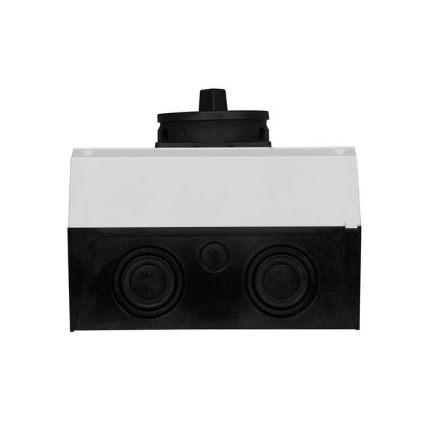 Main switch, P3, 100 A, surface mounting, 3 pole, 1 N/O, 1 N/C, STOP function, With black rotary handle and locking ring, Lockable in the 0 (Off) posi image 70