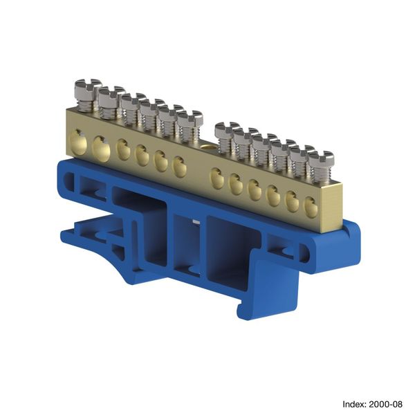MSF TERMINAL BLOCK 12 WAYS FOR MOUNTING ON DIN RAIL TS37 image 2