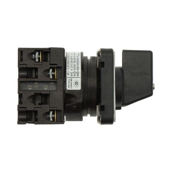 On-Off switch, T0, 20 A, flush mounting, 2 contact unit(s), 3 pole, with black thumb grip and front plate image 16