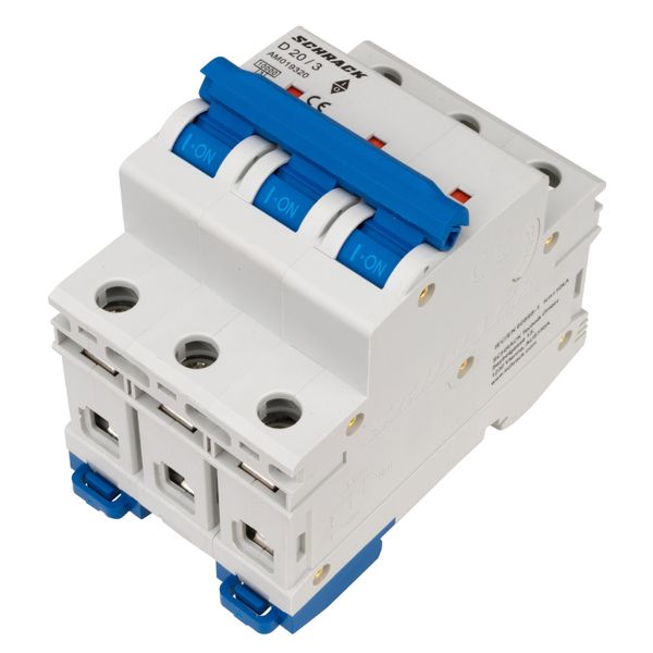 Miniature Circuit Breaker (MCB) AMPARO 10kA, D 20A, 3-pole image 6