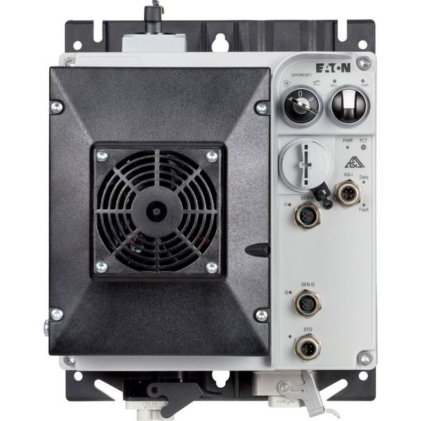 Speed controllers, 8.5 A, 4 kW, Sensor input 4, 400/480 V AC, AS-Interface®, S-7.4 for 31 modules, HAN Q4/2, with manual override switch, STO (Safe To image 15