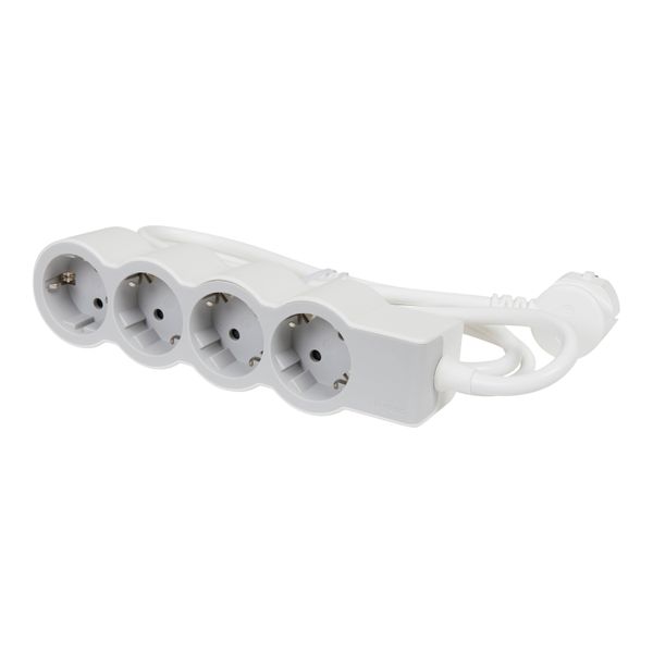 MOES STD SCH  4X2P+E 1,5M WHITE/GREY image 2