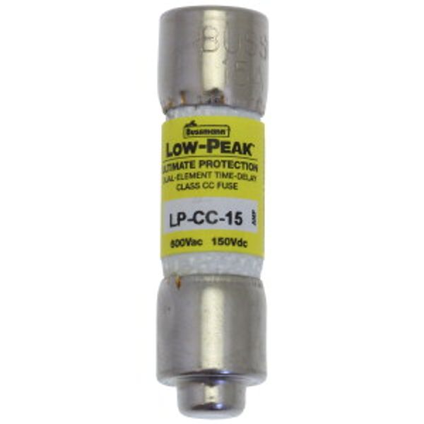 Fuse-link, LV, 15 A, AC 600 V, 10 x 38 mm, CC, UL, time-delay, rejection-type image 10