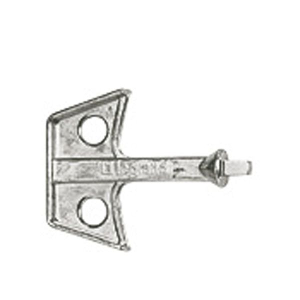 Key for rebate lock - 6 mm square female - metal image 2