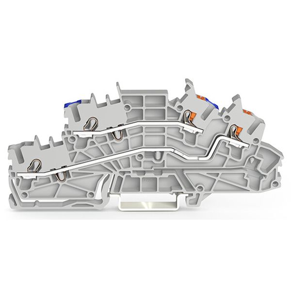 Multilevel installation terminal block N/L Push-in CAGE CLAMP® gray image 1