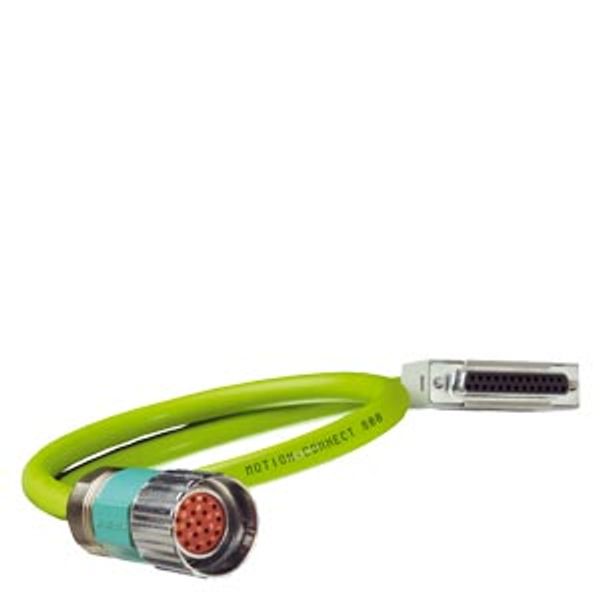 Signal cable pre-assembled type: 6FX8002-2CP00 for handwheel 840D on COM board 6FX8002-2CP00-1AA1 image 1