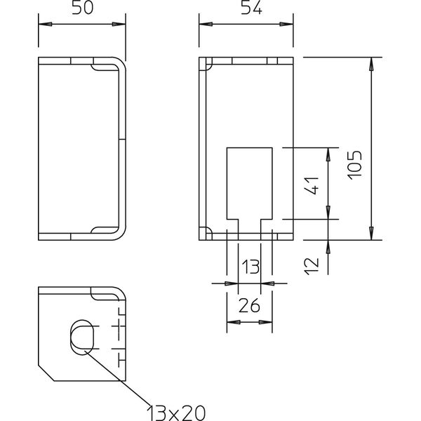 BSB FT Fire protection clamp for function maintenance 105x50x54 image 2