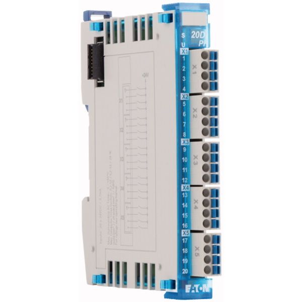 Digital input module, 20 digital inputs 24 V DC each, pulse-switching, 0.5 ms image 6