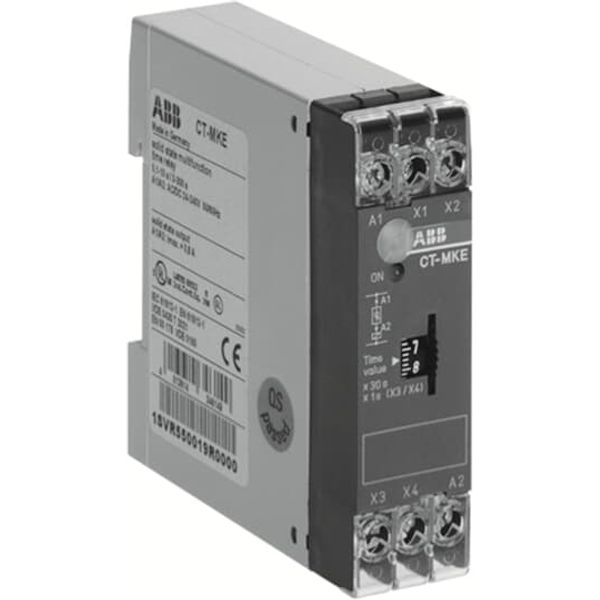 CT-MKE Time relay, solid-state, multif. 1n/o, 0.1-10s/3-300s, 24-240VAC/DC image 2