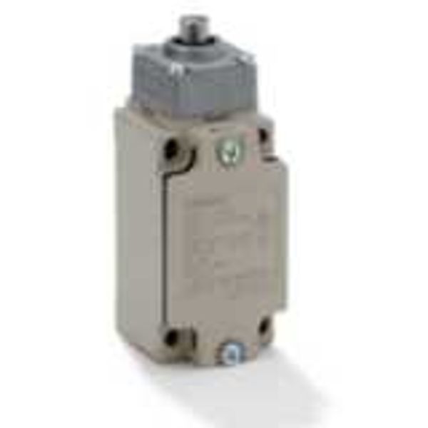 Safety Limit switch, D4B, M20, 1NC/1NO (slow-action), top plunger image 2