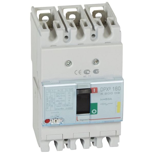 MCCB thermal magnetic - DPX³ 160 - Icu 16 kA - 400 V~ - 3P - 63 A image 2