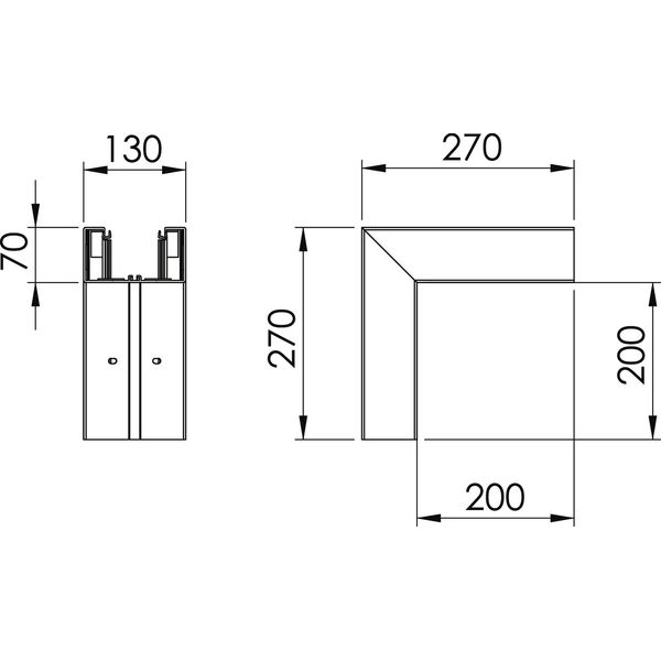 GK-A70130CW External corner  70x130mm image 2