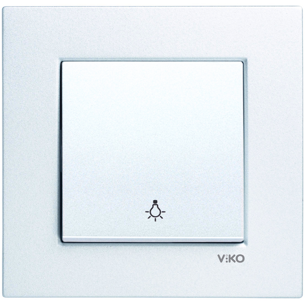 Novella-Trenda Opaque White (Quick Connection) Light Switch image 1