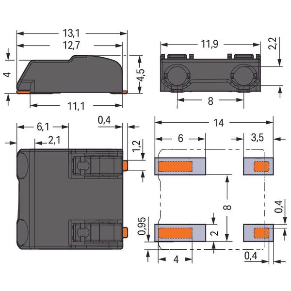 SMD PCB terminal block image 2