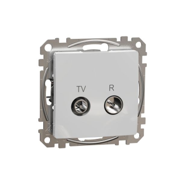 TV/R Socket intermediate 10db, Sedna, Aluminium image 3
