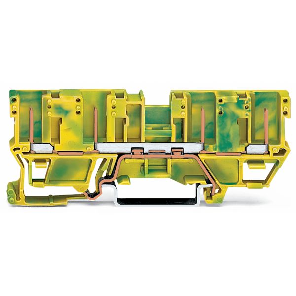 4-pin ground carrier terminal block for DIN-rail 35 x 15 and 35 x 7.5 image 2