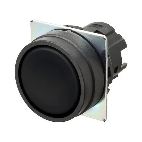 Pushbutton A22NZ 22 dia., bezel plastic, flat, momentary, cap color op image 3