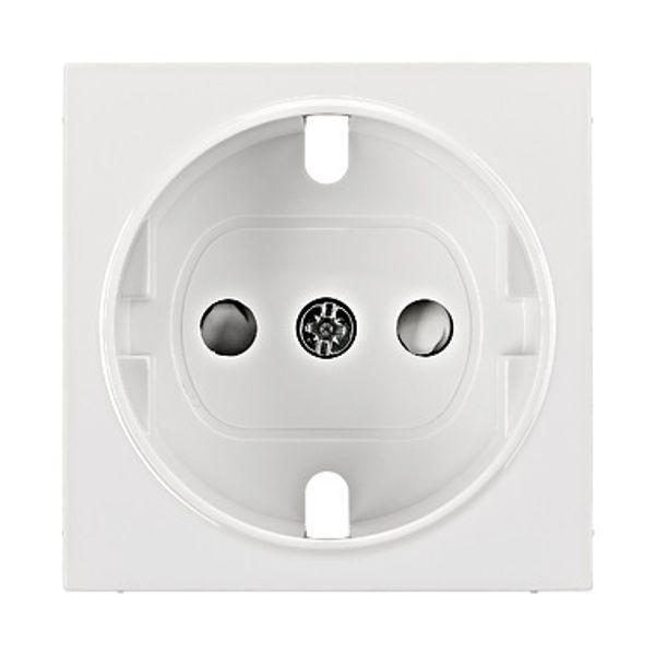 Socket cover with safety shutter, VISIO S 50, white image 1