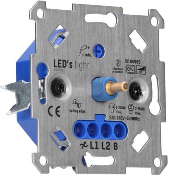 Universal dimmer - 250W - Trailing edge - 2-way image 1