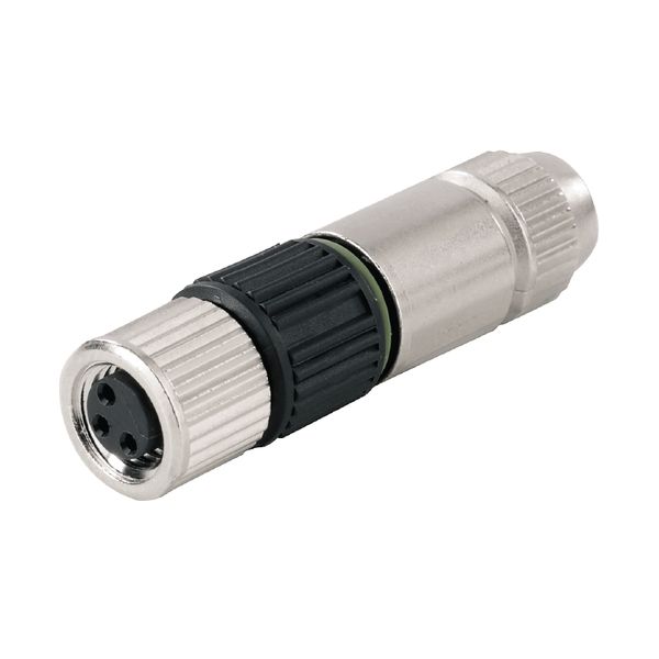 Round plug (field customisable), Female socket, straight, Insulation d image 1
