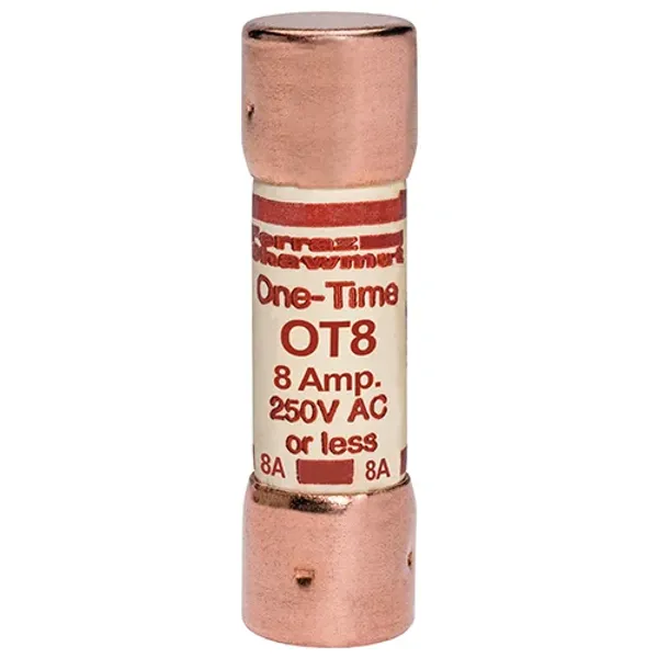 Fuse OT - Class K5 - Fast-Acting 250VAC 250VDC 8A Ferrule image 1