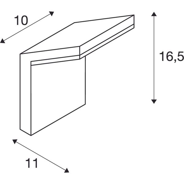 ORDI LED WALL LUMINAIRE, 3000K, anthracite image 2