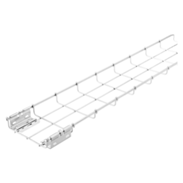 GALVANIZED WIRE MESH CABLE TRAY BFR30 - PRE-MOUNTED COUPLERS - LENGTH 3 METERS - WIDTH 150MM - FINISHING: HP image 1