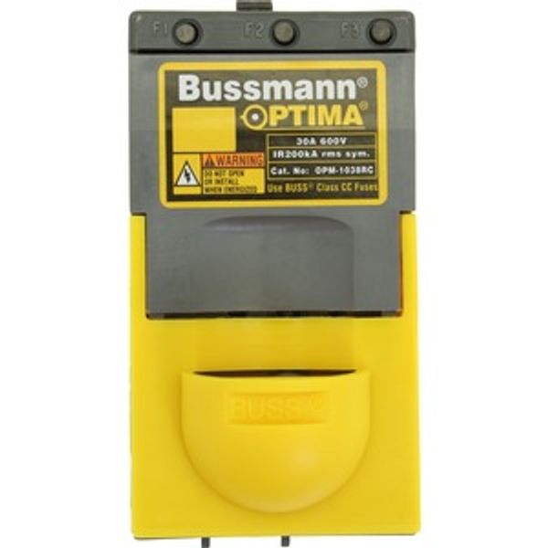Eaton Bussmann series Optima fuse holders, 600 Vac or less (UL/CSA 30A), 690 Vac or less (IEC 32A), 0-30A, Philslot Screws/Pressure Plate, Three-pole image 7