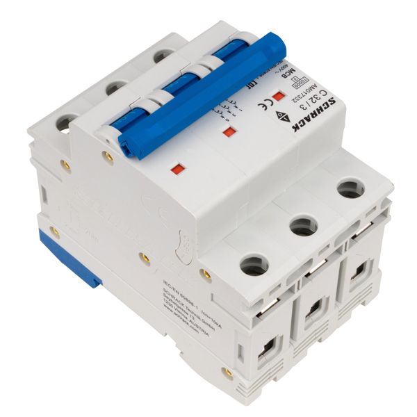 Miniature Circuit Breaker (MCB) AMPARO 10kA, C 32A, 3-pole image 6