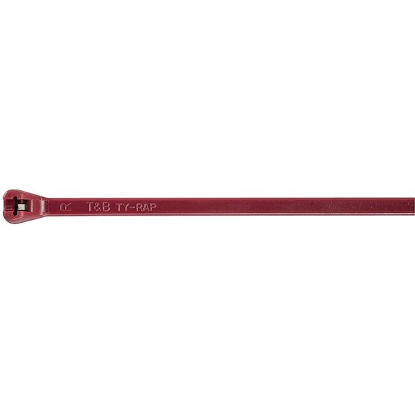 TYV23M CABLE TIE 18LB 4IN MAROON ECTFE image 1