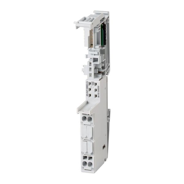 Base module washer XI/ON, tension spring, 4 connection levels, with temperature compensation image 4