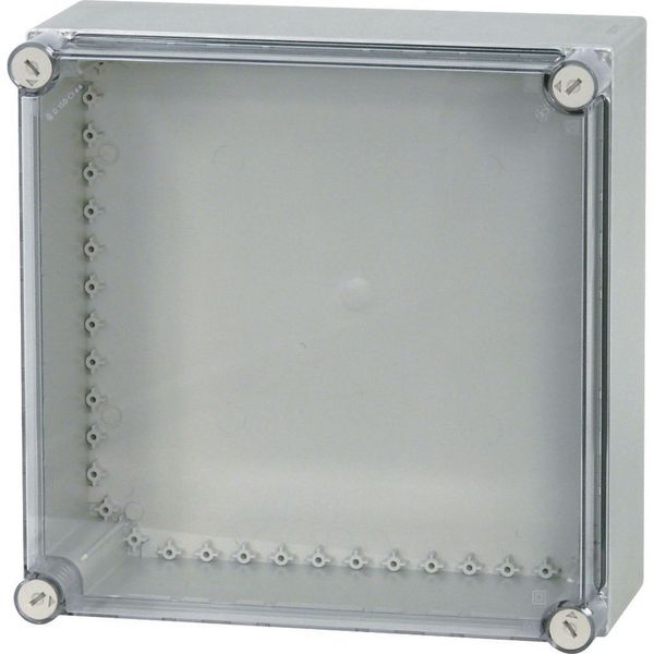 Insulated enclosure, smooth sides, HxWxD=375x375x175mm image 3